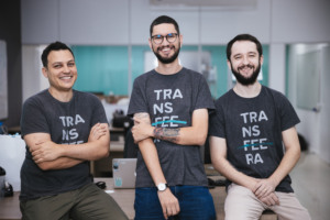 Fernando Nunes, Guilhuerme Verdasca e Rafael Negherbon, sócios-fundadores da Transfeera (Crédito: Divulgação)